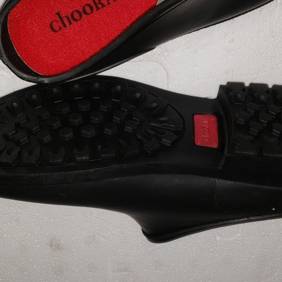 Chooka rubber black slip on clogs sizes 5 and 7 - Picture 6 of 7